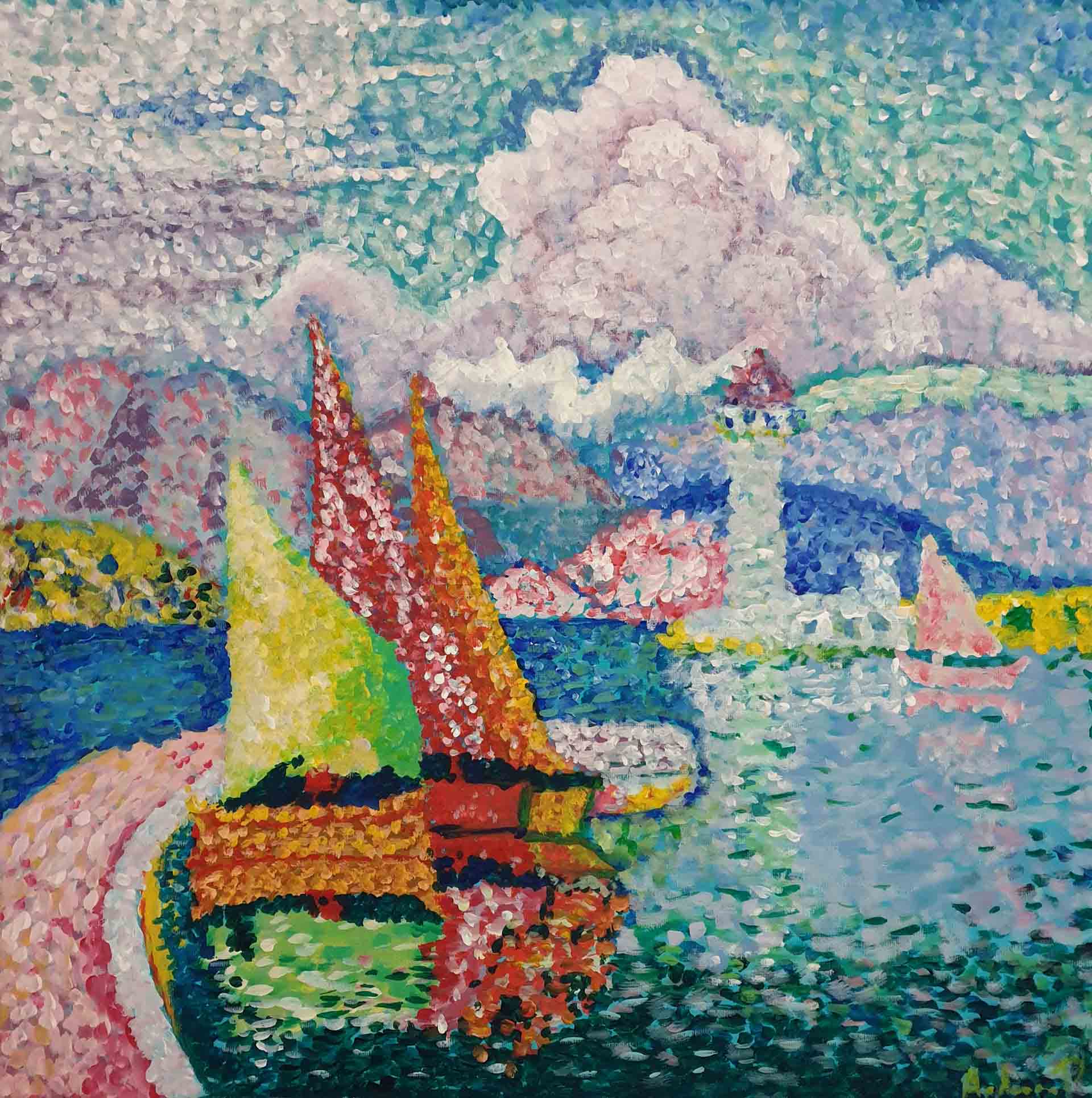 Pointilism: Reproducere Signac